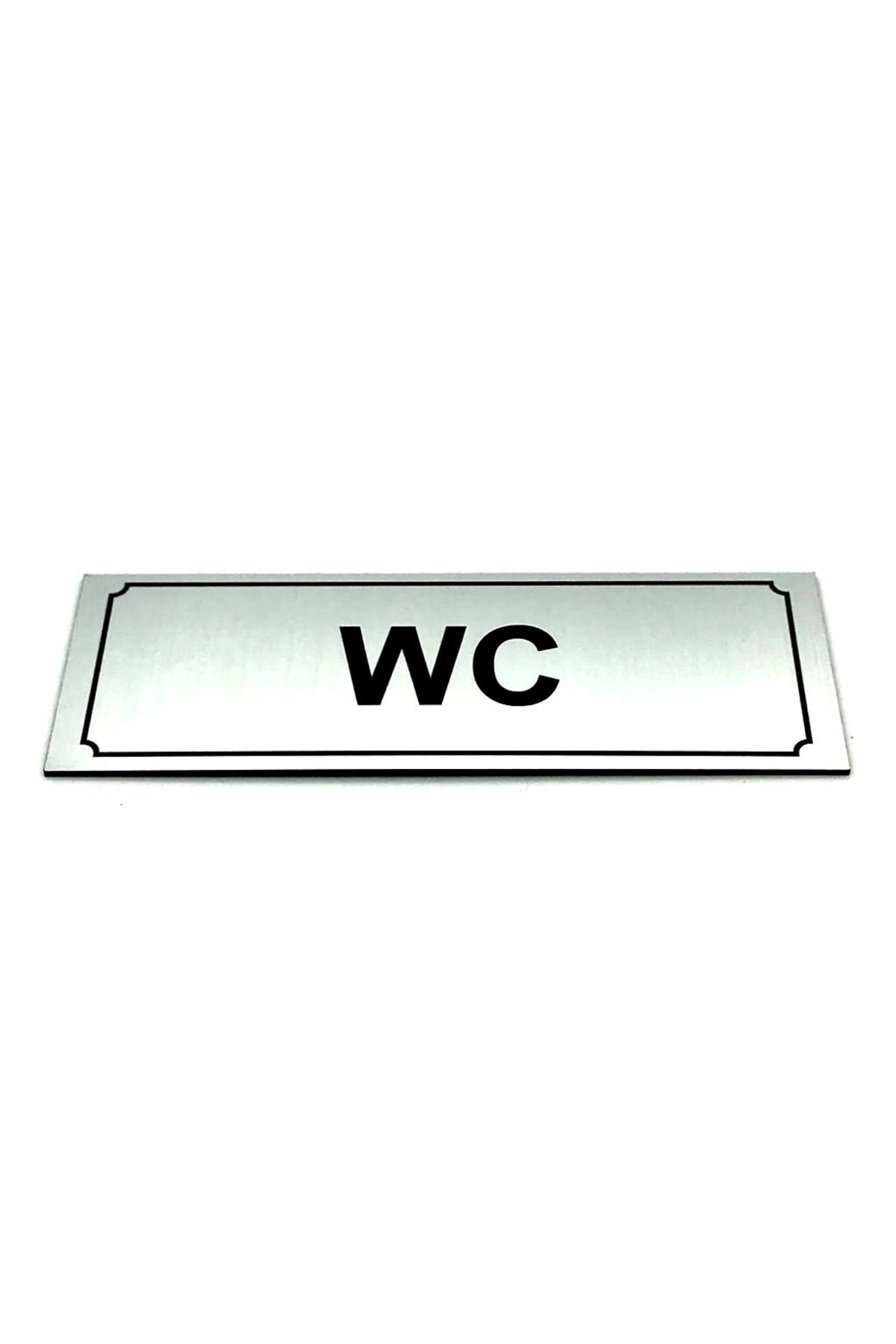 SE-Dizayn Wc Tuvalet Tabelası Kapı Yönlendirme Levhası 5 Cm X 15 Cm Rezopal Levha